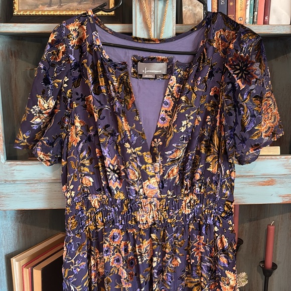 Christmas dress or New Year’s Eve Anthro dress size large - Picture 4 of 12